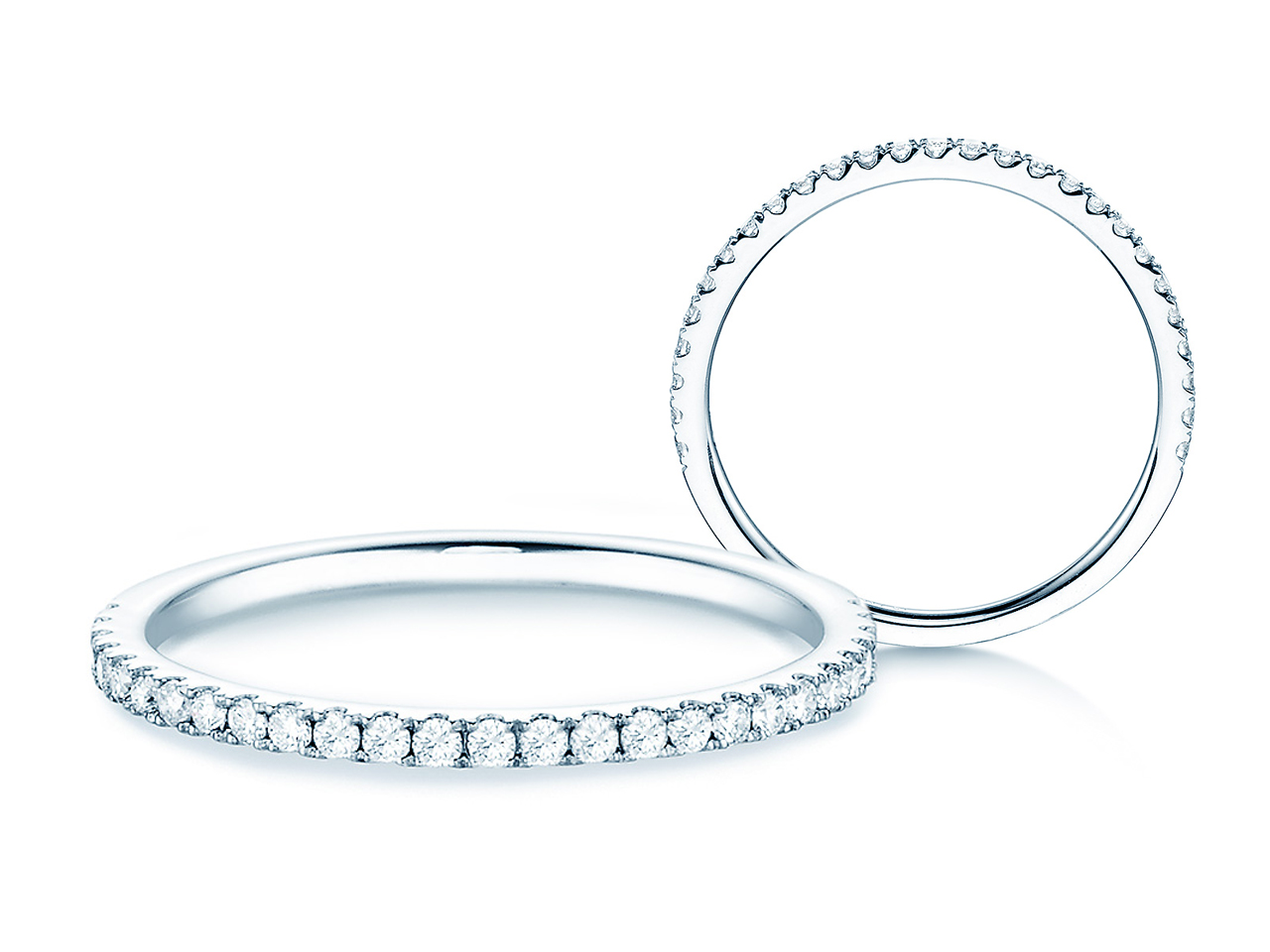 Eternityring Studded Fine Gleam