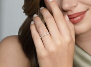 Eternityring V-Eternity in 9K Weißgold