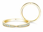 Eternityring V-Eternity in Gelbgold