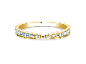 Eternityring V-Eternity in 9K Gelbgold