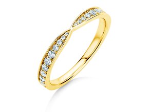 Eternityring V-Eternity in 9K Gelbgold