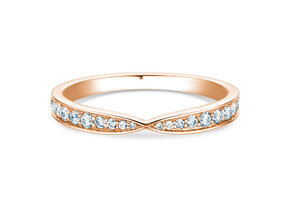 Eternityring V-Eternity in 9K Roségold