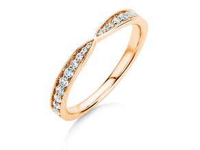 Eternityring V-Eternity in 9K Roségold
