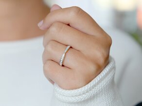 Eternityring V-Eternity in Platin