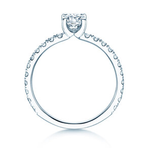 Diamantring Classic 4 Oval Pavé