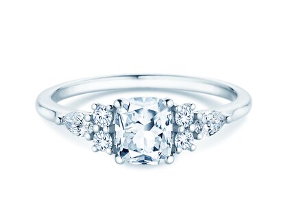 Ring Cushion Marquise Labordiamant