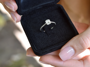 Ring Cushion Pavé Labordiamant