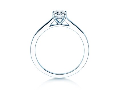 Diamantring Cushion in 9K Weißgold mit Diamant 1,00ct