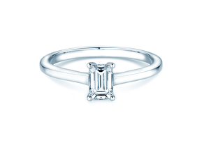Diamantring Emerald Cross in 9K Weißgold mit Diamant 1,00ct