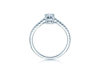 Diamantring Emerald Pavé