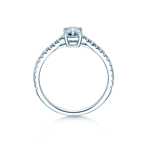 Diamantring Emerald Pavé