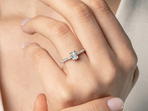 Ring Emerald Pavé Labordiamant