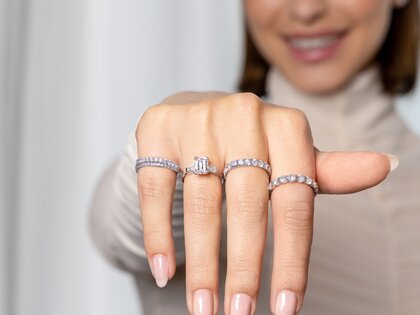 Diamantring Emerald Tapered Baguette