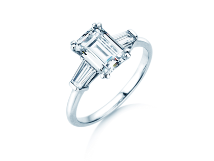 Diamantring Emerald Tapered Baguette