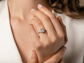 Diamantring Emerald Tapered Baguette