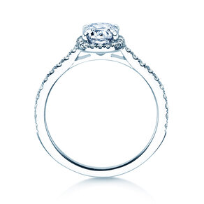 Ring Halo Cushion Pavé Labordiamant