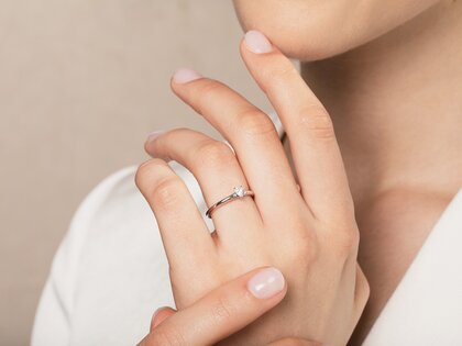 Diamantring Heart Clean
