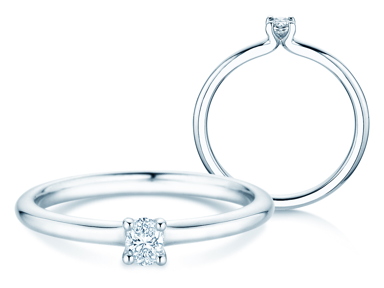 Diamantring Oval Clean