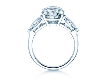 Diamantring Oval Pear Cut