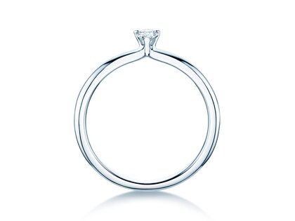 Diamantring Pear Clean in 9K Weißgold mit Diamant 0,25ct