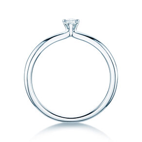Diamantring Pear Clean in 9K Weißgold mit Diamant 0,25ct