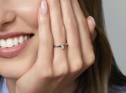 Diamantring Pear Clean in 9K Weißgold mit Diamant 0,25ct