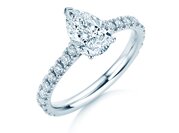 Ring Pear Pavé Labordiamant
