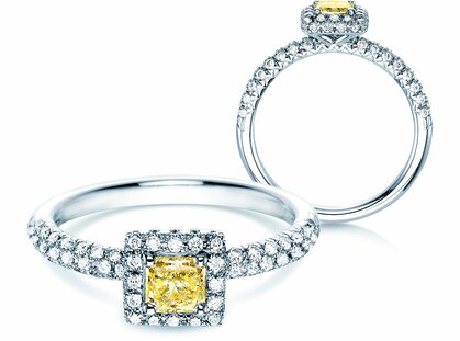 Diamantring Sophie in Weißgold