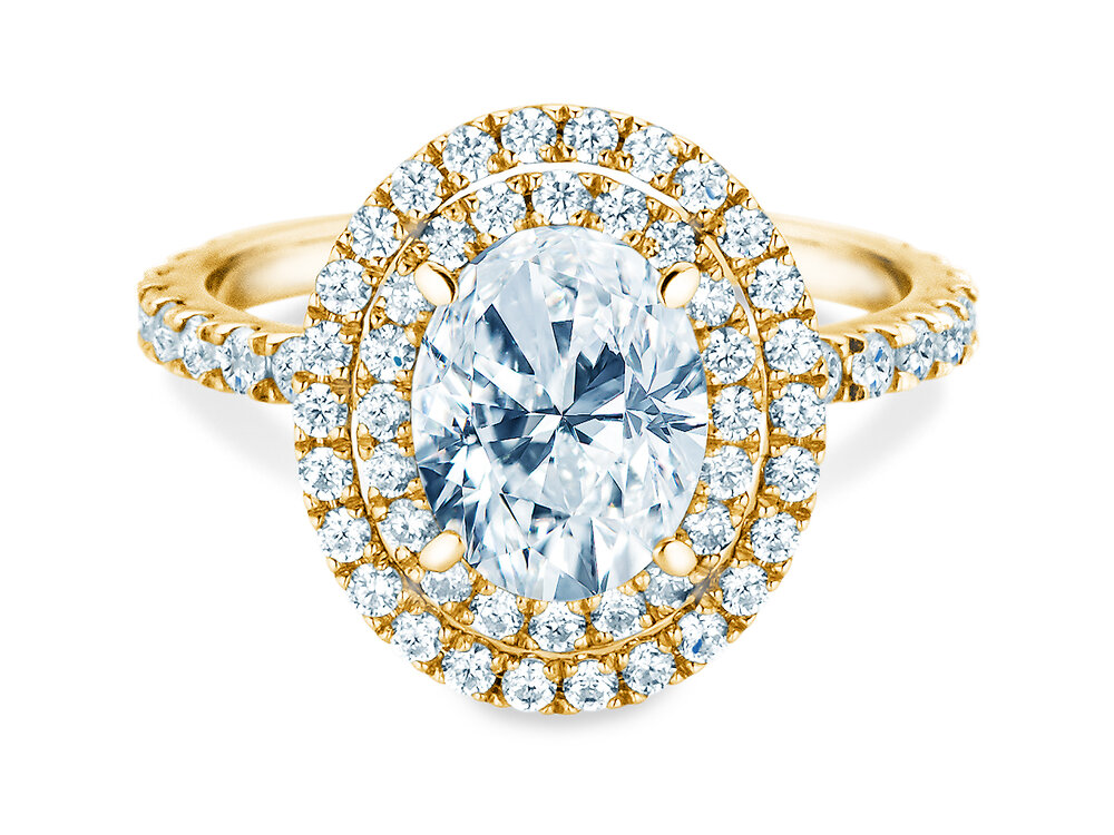 Diamantring The Orbit in 9K Gelbgold mit Diamanten 2,19ct G/SI