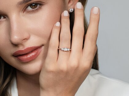 Diamantring Vivid Asscher