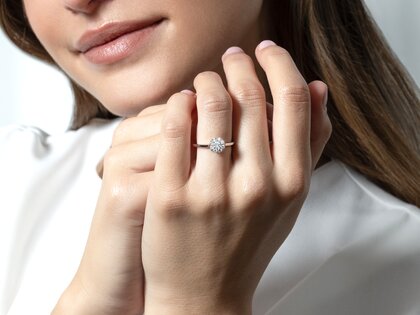 Diamantring Bloom