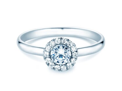 Diamantring Flower