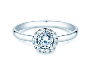Diamantring Flower