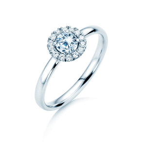 Diamantring Flower