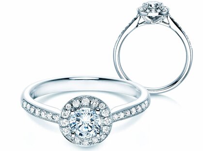 Diamantring Halo Classic