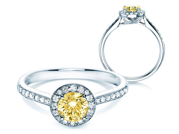 Diamantring Halo Intense
