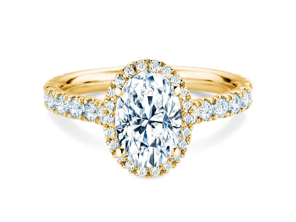 Ring Pure Emotion in 9K Gelbgold mit Labordiamanten 2,13ct E/VS