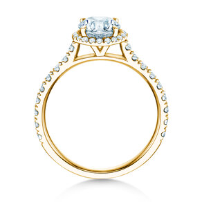 Diamantring Pure Infinity in Gelbgold