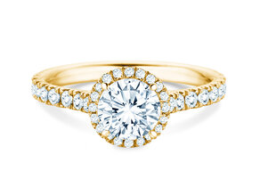 Diamantring Pure Infinity in Gelbgold