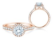 Diamantring Pure Infinity in Roségold