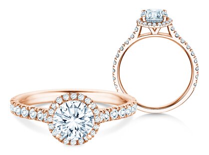 Diamantring Pure Infinity in Roségold