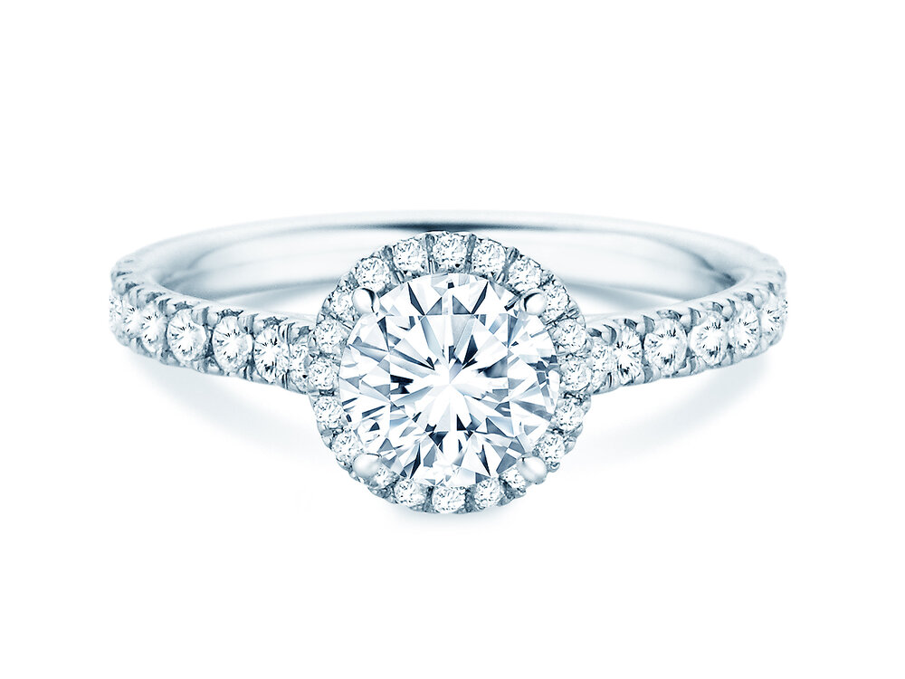 Diamantring Pure Infinity in Platin 950/-