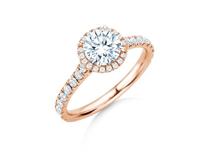 Diamantring Pure Infinity in Roségold