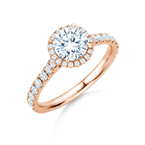 Diamantring Pure Infinity in Roségold