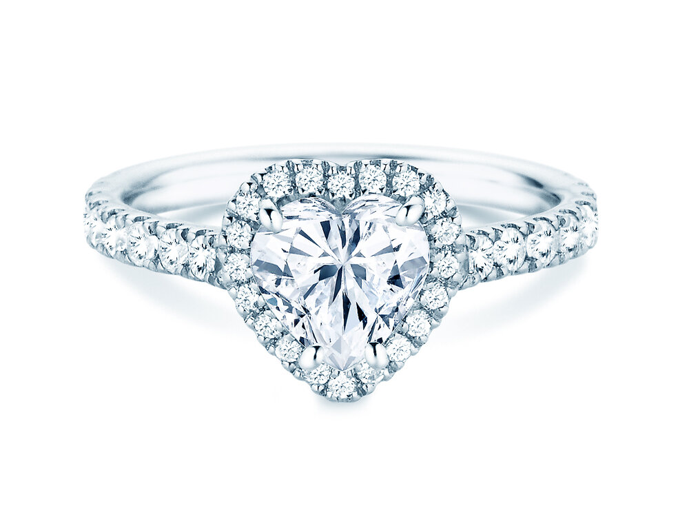 Diamantring Pure Love in 14K Weißgold
