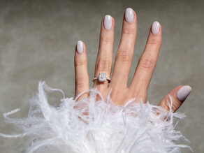 Diamantring Radiant Halo Pavé