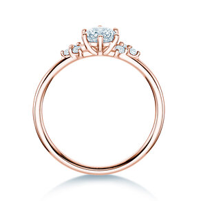 Diamantring Blossom in Roségold