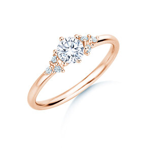 Diamantring Blossom in Roségold