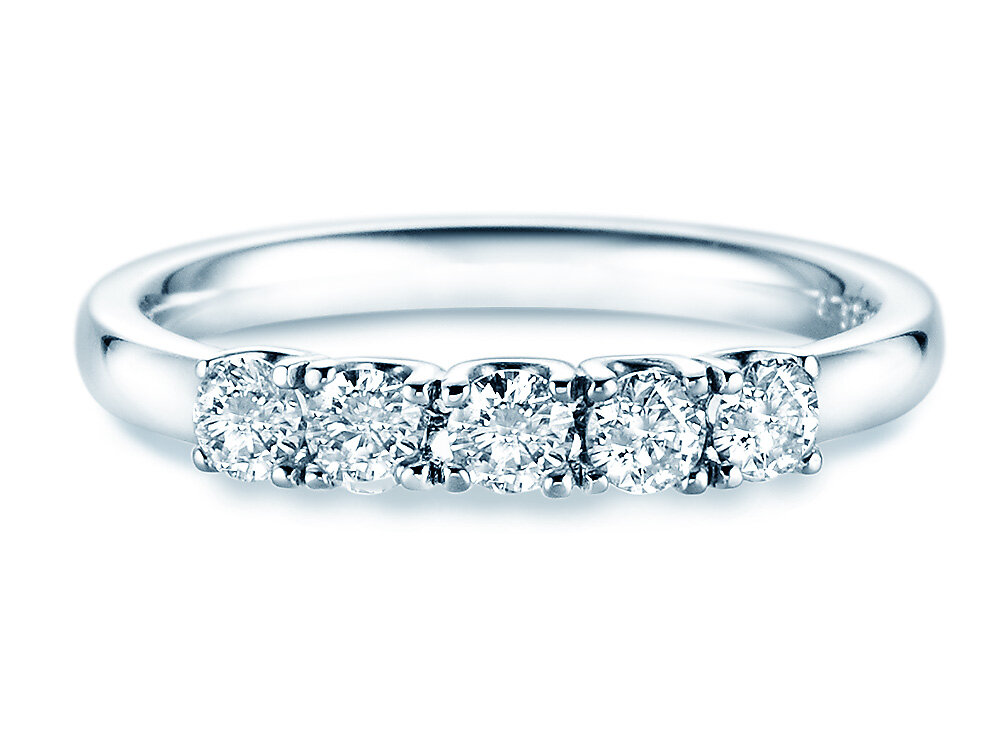 Diamantring Magic Crown Small in Platin 950/- mit Diamanten 0,50ct G/SI