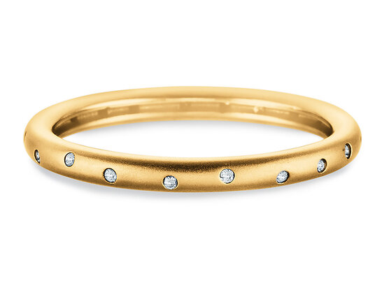 Diamantring Starlit Sky in 14K Gelbgold mit Diamanten 0,10ct G/SI